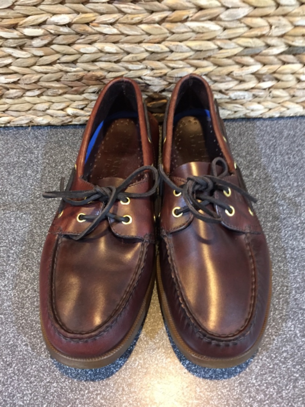 Sperry Brown Leather Boat Shoes
